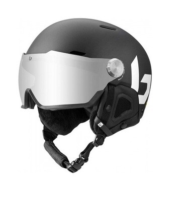 2022 Шлем с визором BOLLE MIGHT VISOR BLACK MATTE (кат. 2)