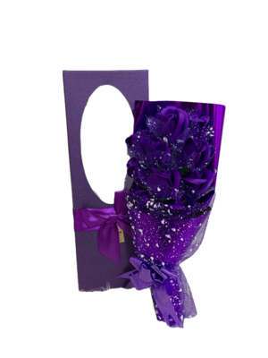 Fragrant Purple Roses Chiffon Cork Touch