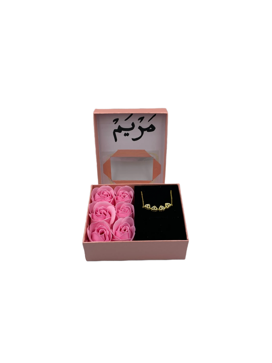 Mini Pink Box with Fragrant Roses