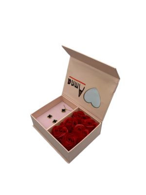 Mini Pink Box Heart Design Surface