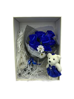 Fragrant Blue Rose Mini Bouquet