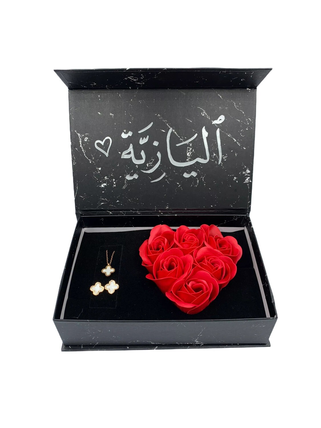 Fragrant Red Rose Heart-Shaped
