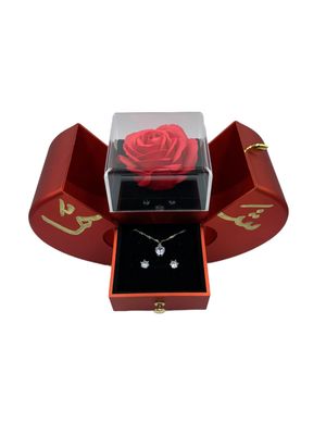 Red Heart-Shaped Gift