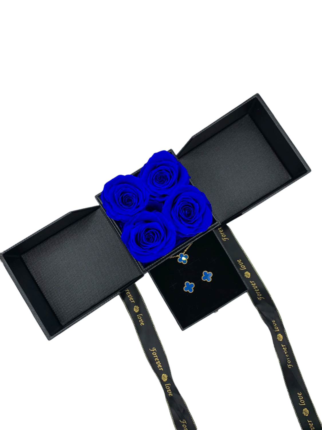 Folding Box Blue Preserved Rose