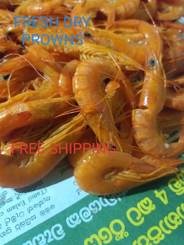 Dried Prawns Sun Dried Fresh Prawns Chemical Free ,1kg (1000g)