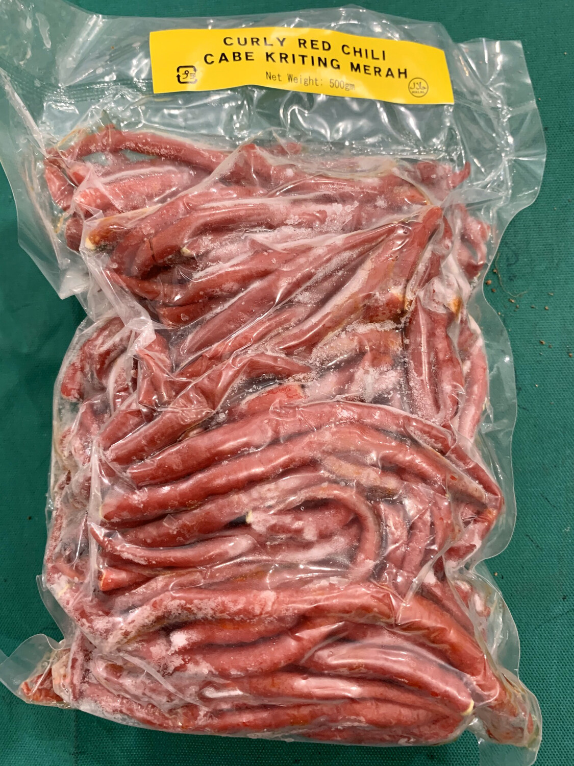 Cabe Keriting / Curly Red Chilli Indonesian 500g