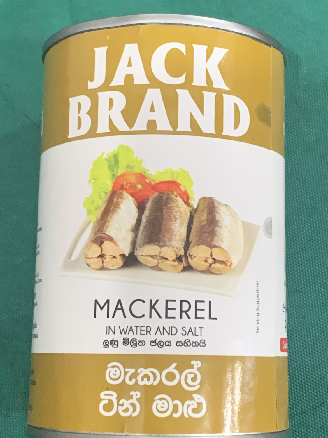 Jack Brand Mackerel Tin Fish 425g