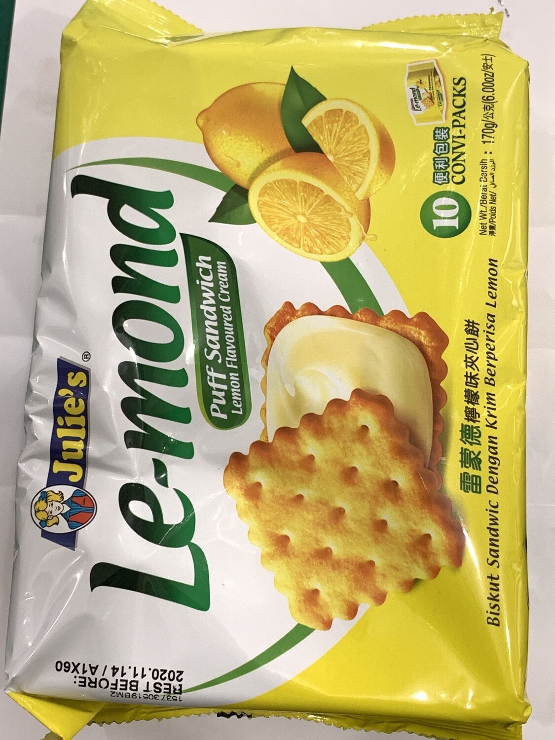 Julies Le-Mond Lemon Puff / Cookies 170g