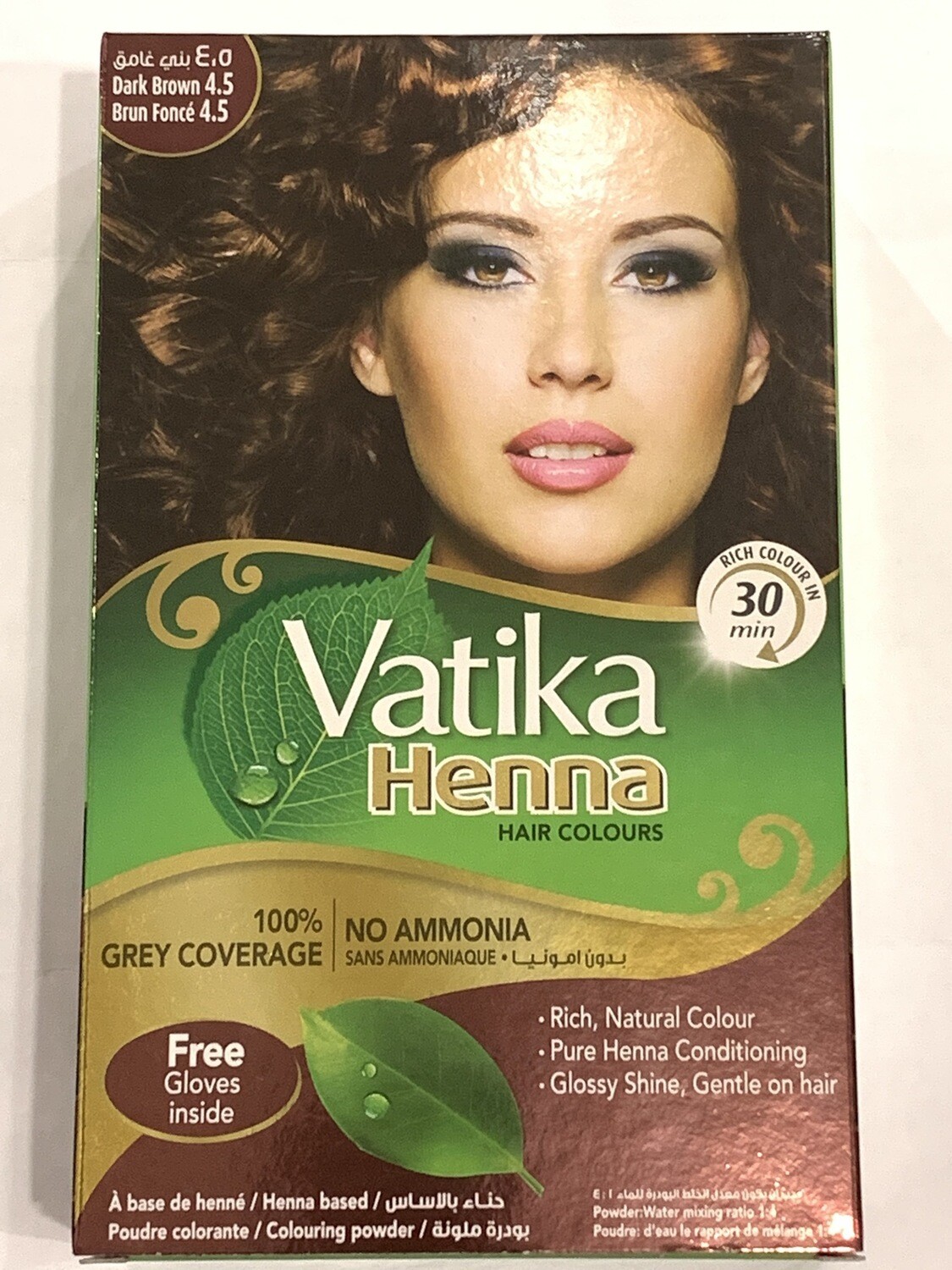 Vatika Henna Hair Colour (Brown4.5)