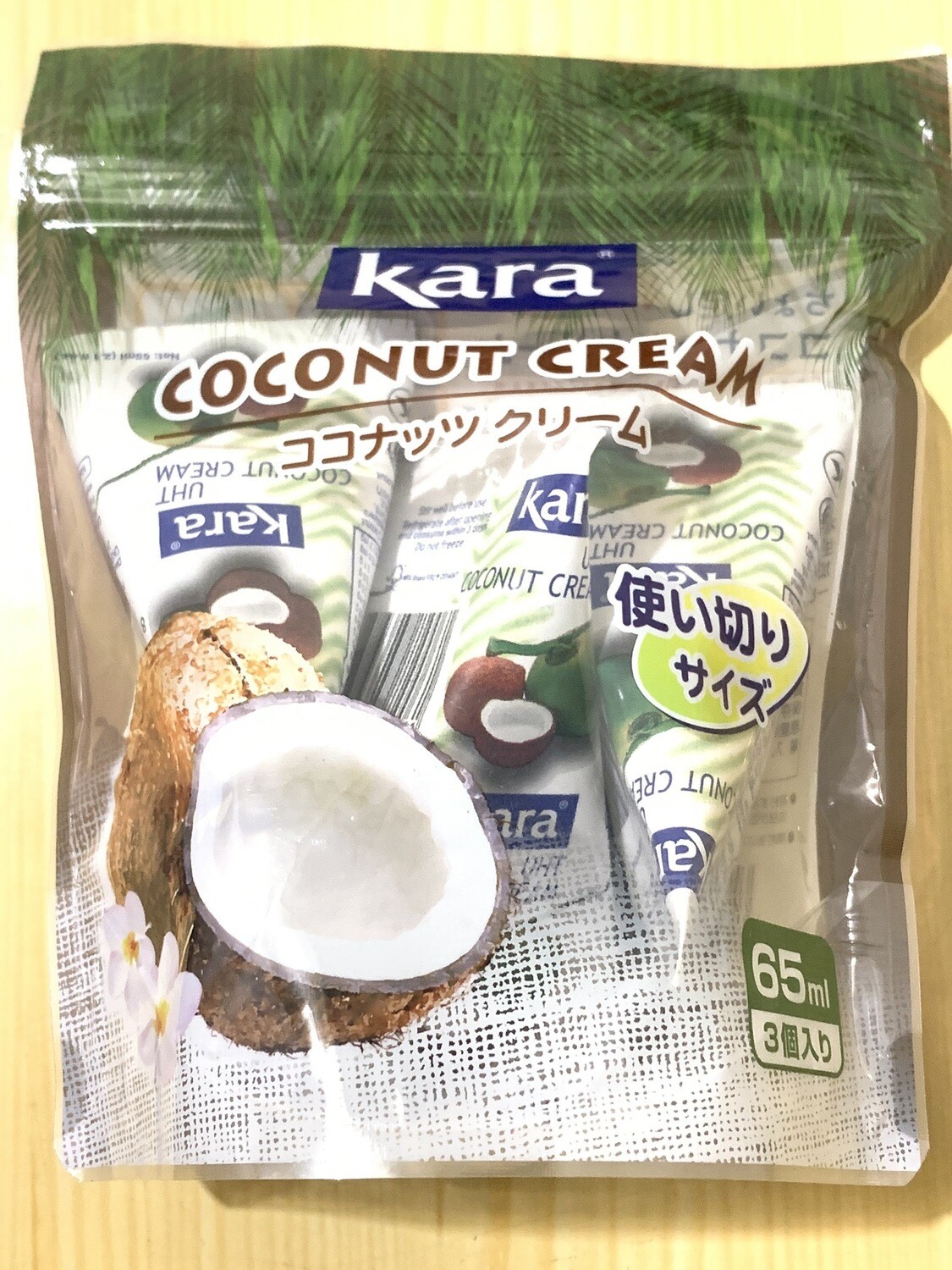 Kara Coconut Cream 65ml X3pcs Inside