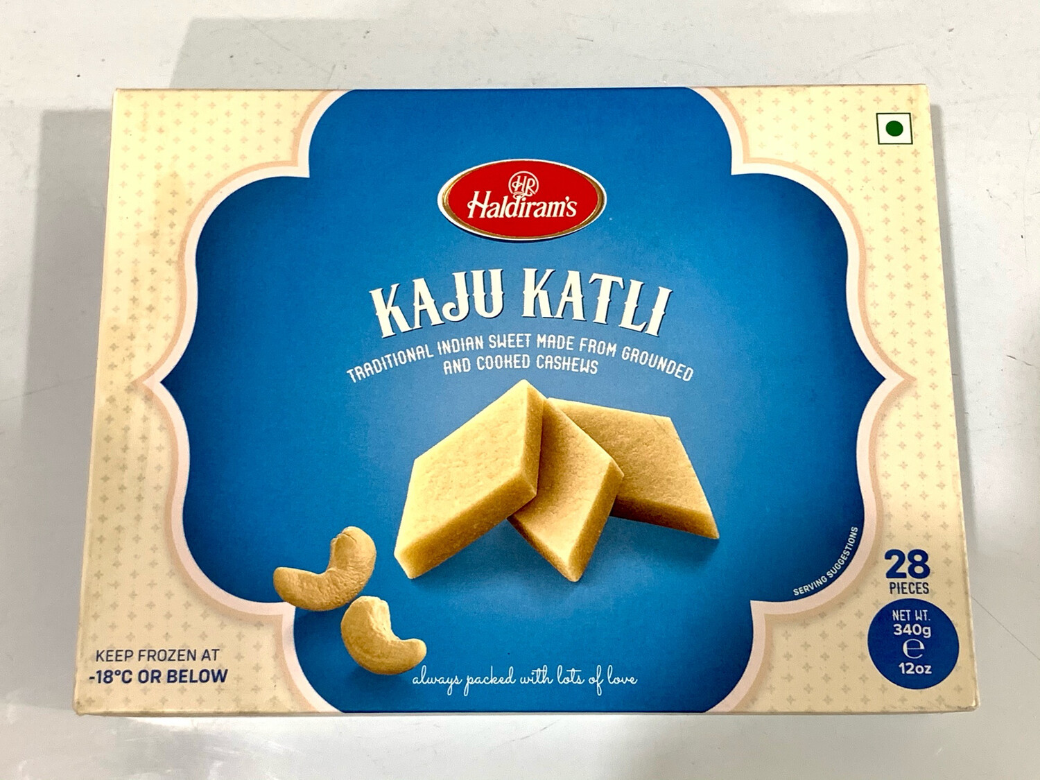 Kaju Katli  / Barfi 340g ( 28pcs Inside)