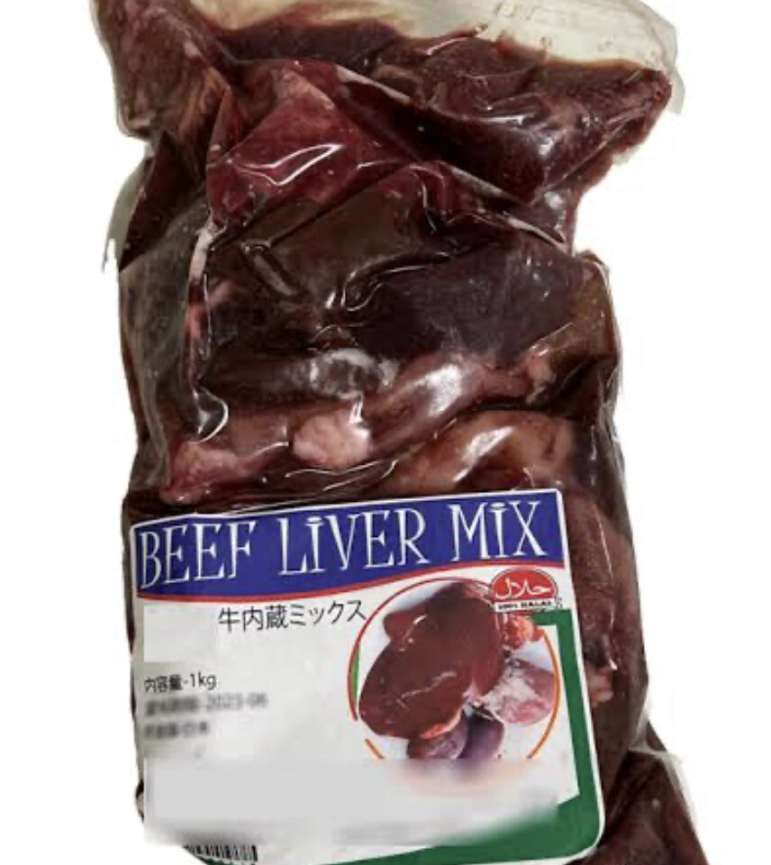 Beef Liver Mix Sapi Ati 1kg