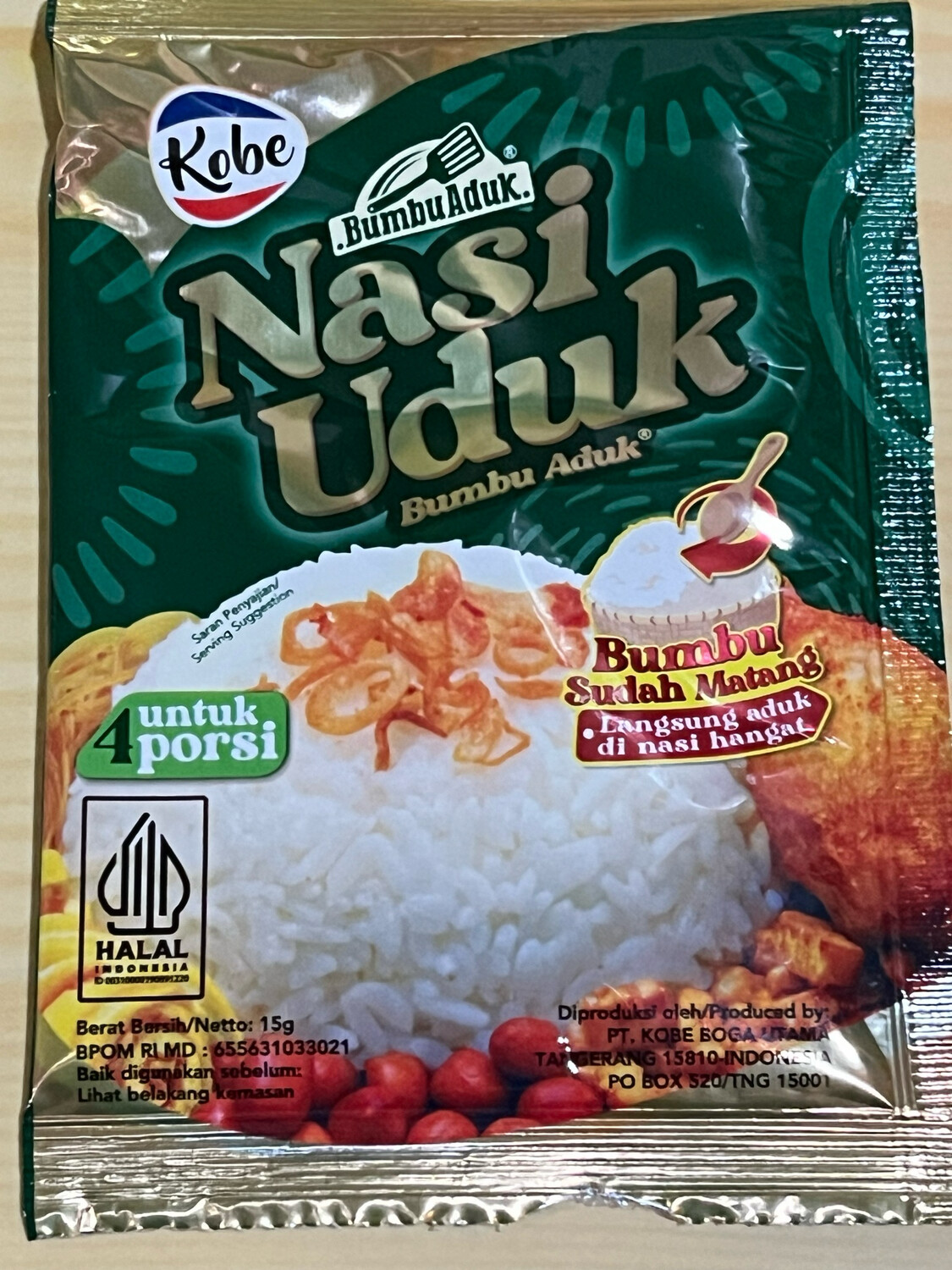 Kobe bumbu Nasi Uduk 15g