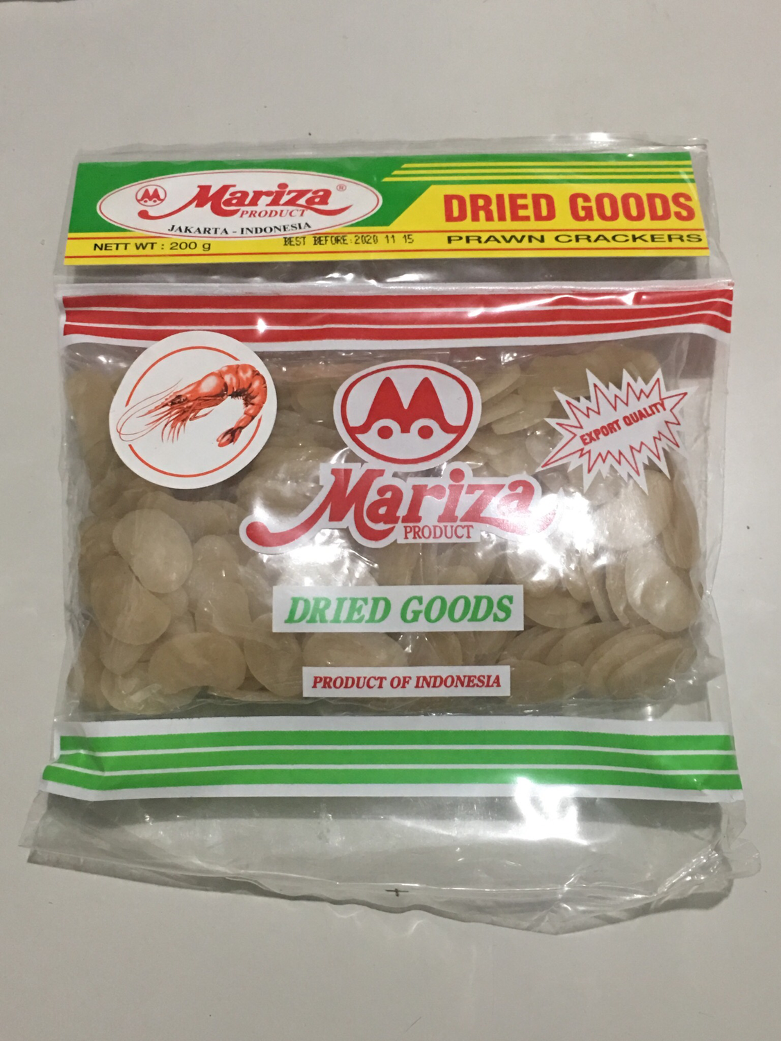 Krupuk Udang Mariza 200g Kerupuk 
