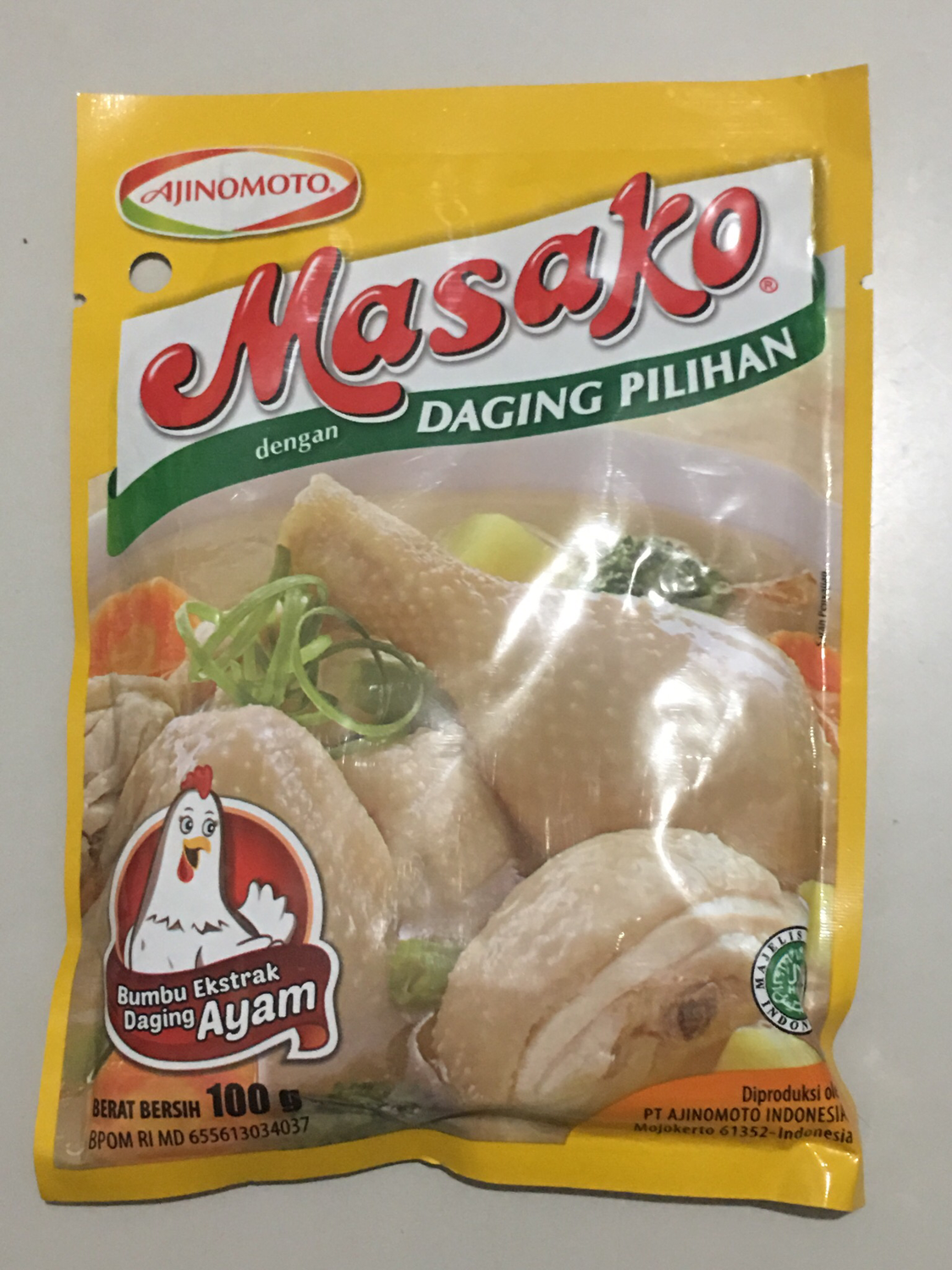 Masako Daging pilihan Ayam  / Chicken soup powder 100g
