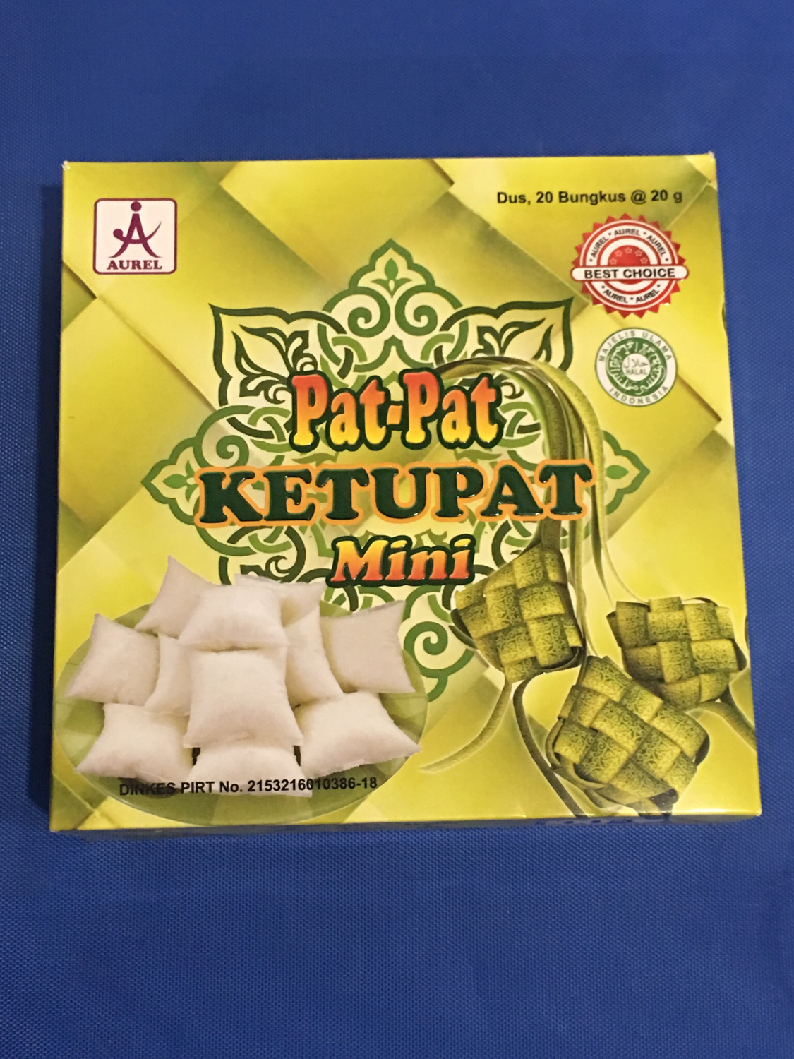 Pat pat ketupat mini 20X20g