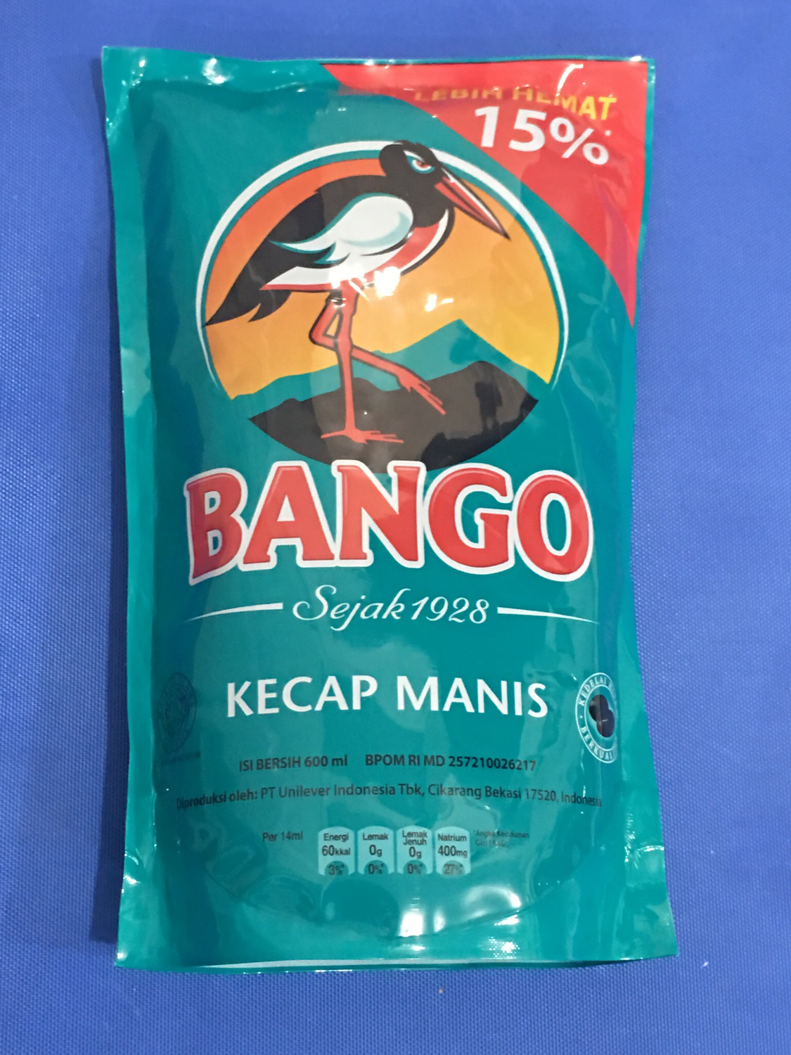Bango kecap manis /Sweet Soya sauce Refil 520ml