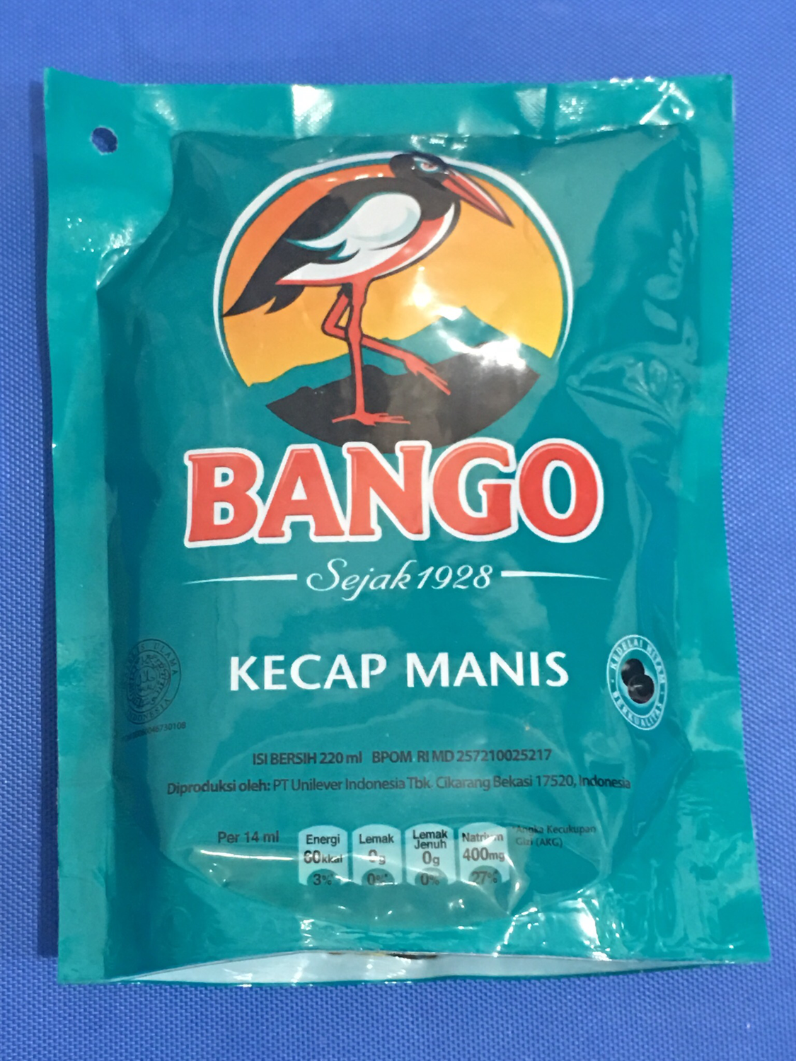 Bango kecap manis /Sweet Soya sauce Refil 220ml