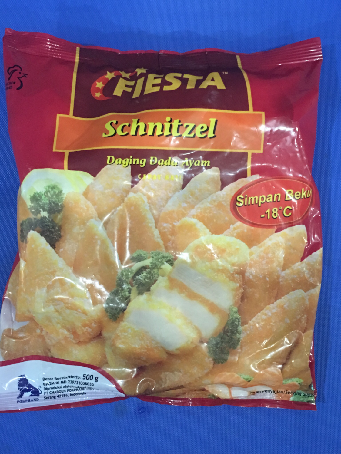 Chicken schnitzel Fiesta500g