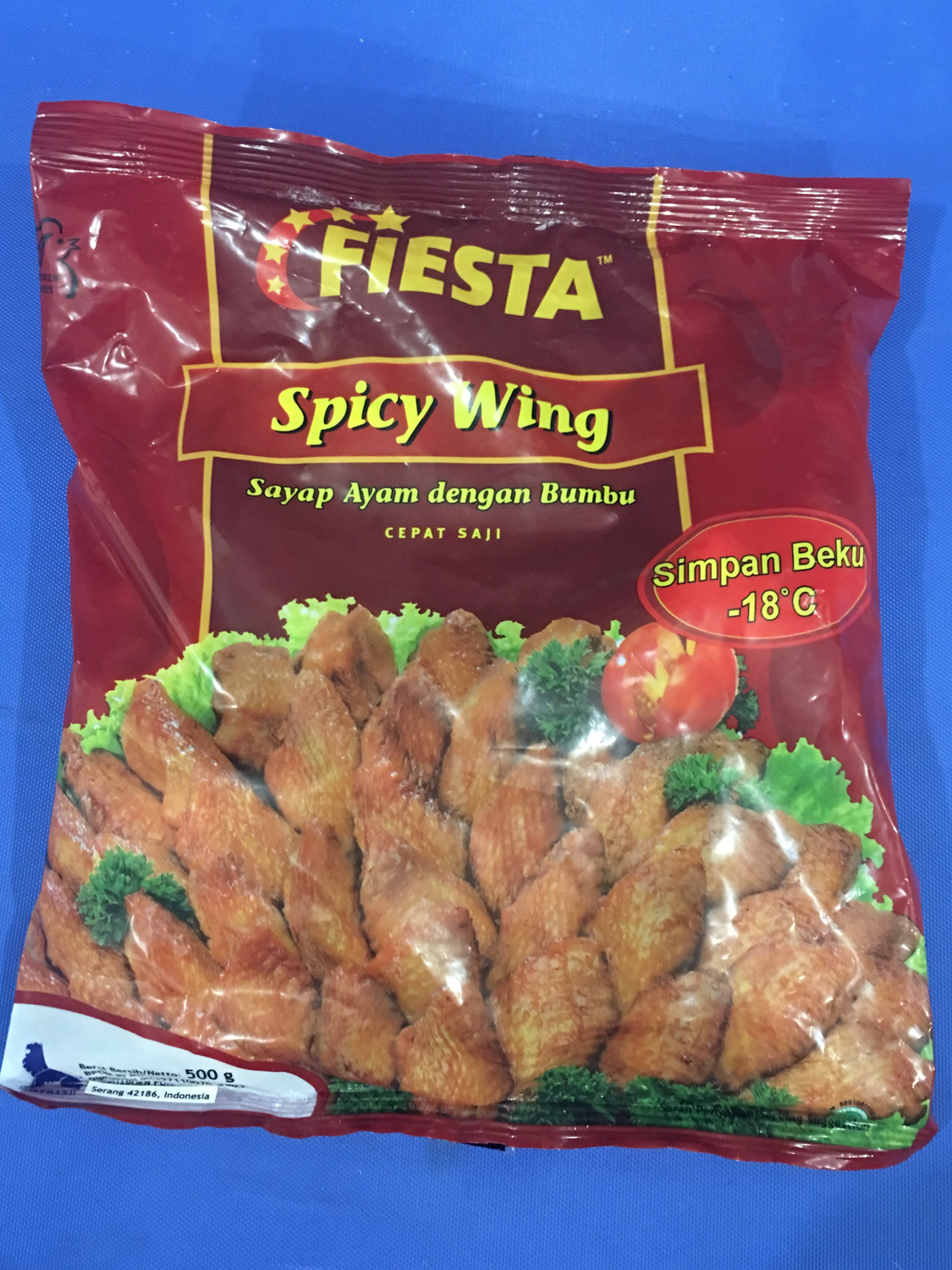 Chicken Spicy wings500g Fiesta