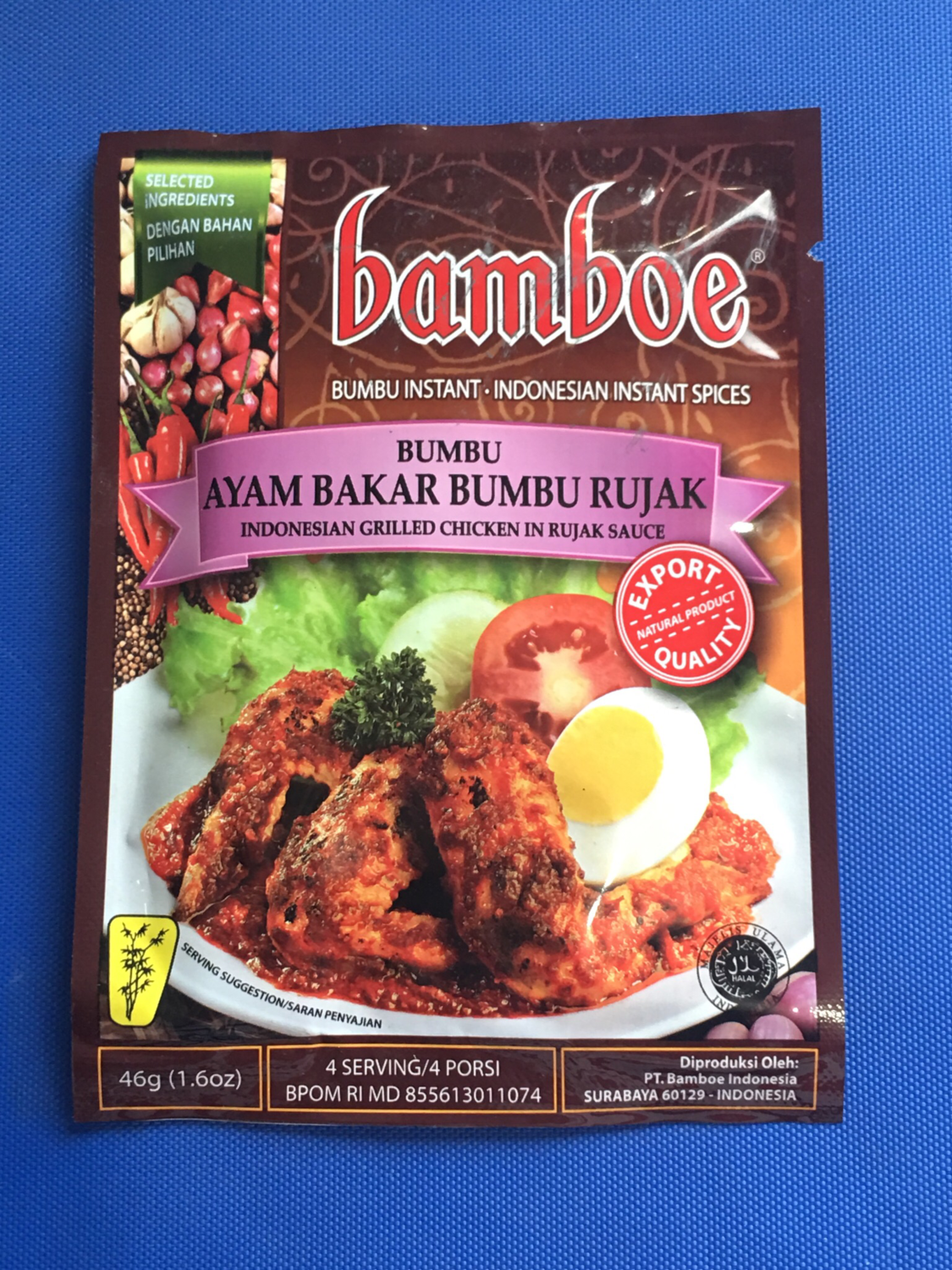 Bamboe Ayam bakar Bumbu Rujak 46g