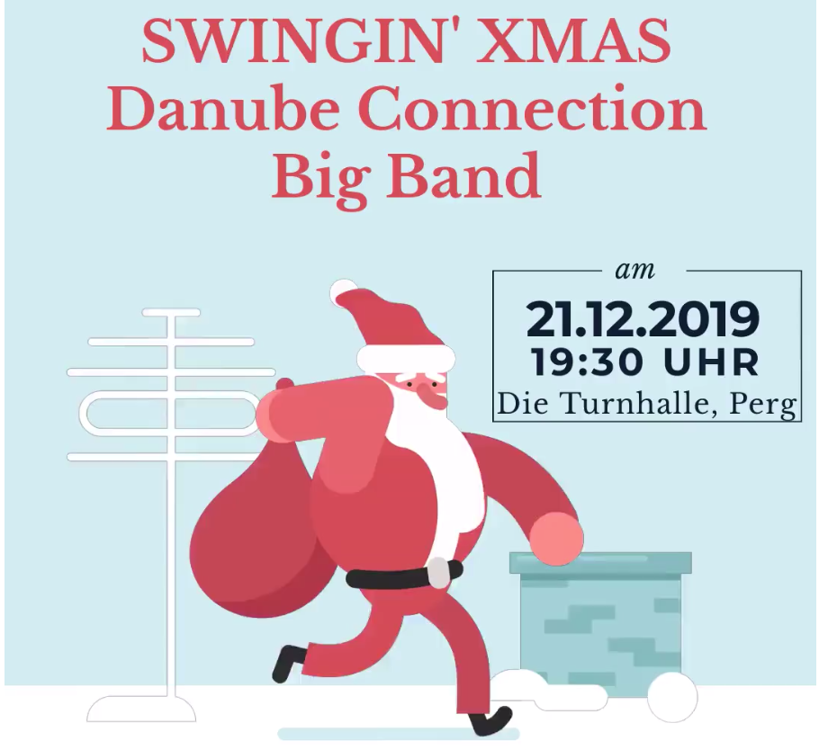 Vorverkaufskarte Jugend, Schüler & Studenten
Swingin' Xmas mit der Danube Connection Big Band