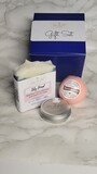 Gift Box 3: with soap, 1 oz. Salv-ation and small bath bomb