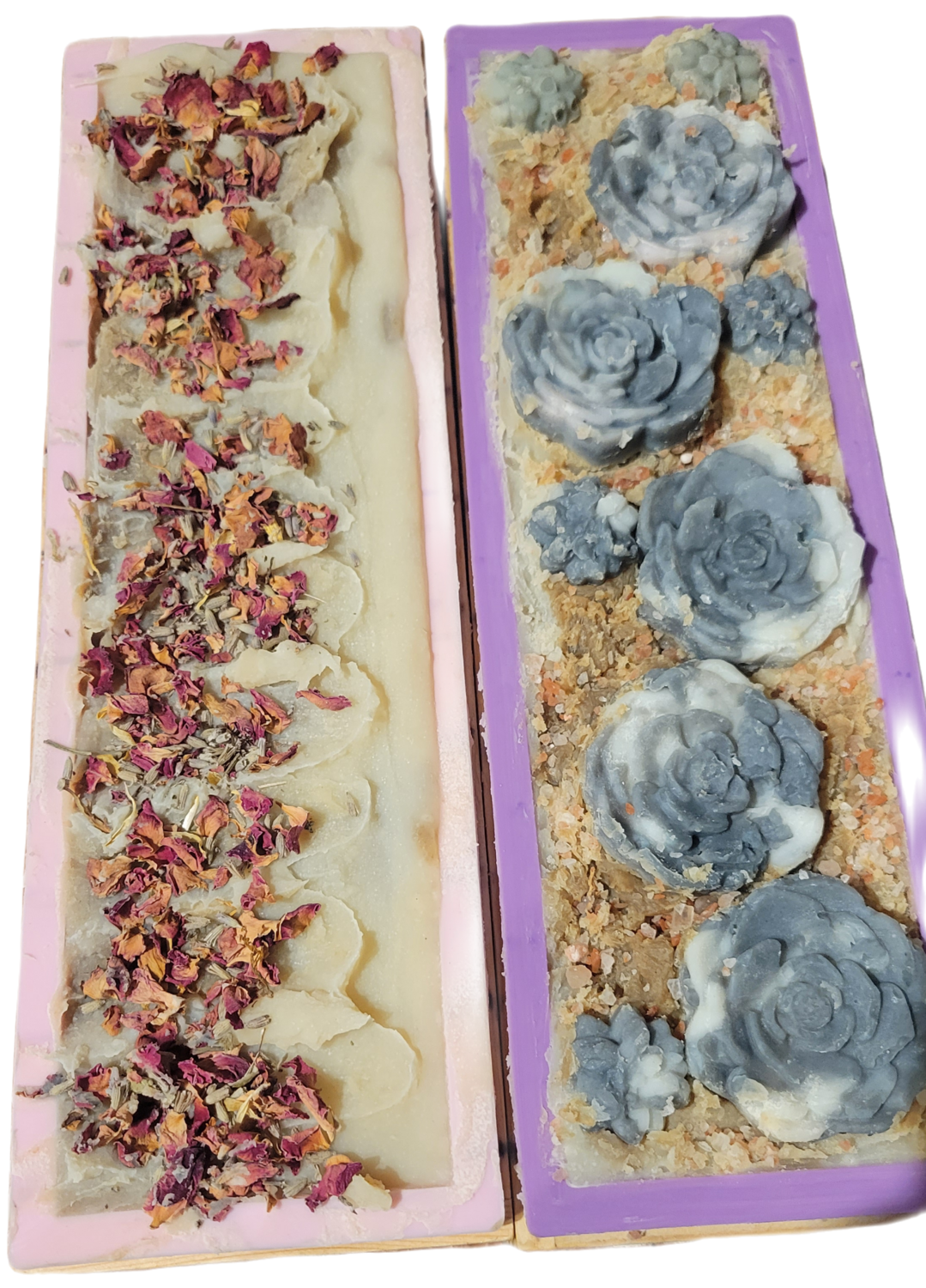 Custom loaf of cold processed soap (10-1" bars)