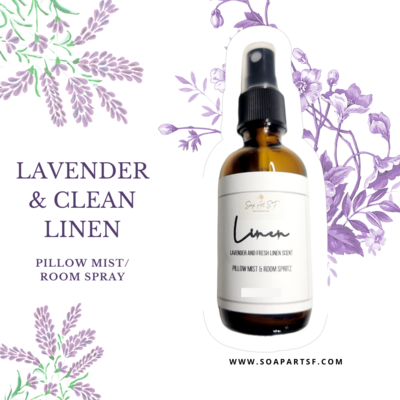 Pillow Mist / Room Spritz (2 oz. glass spray bottle)