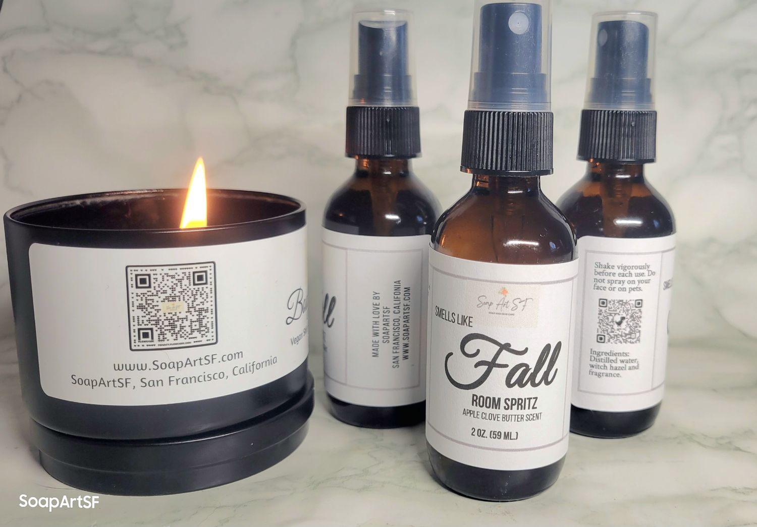 Pillow Mist / Room Spritz (2 oz. glass spray bottle)
