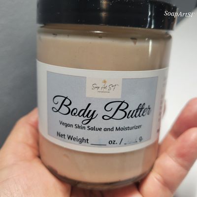 Body Butter (vegan, plant based, no beeswax)