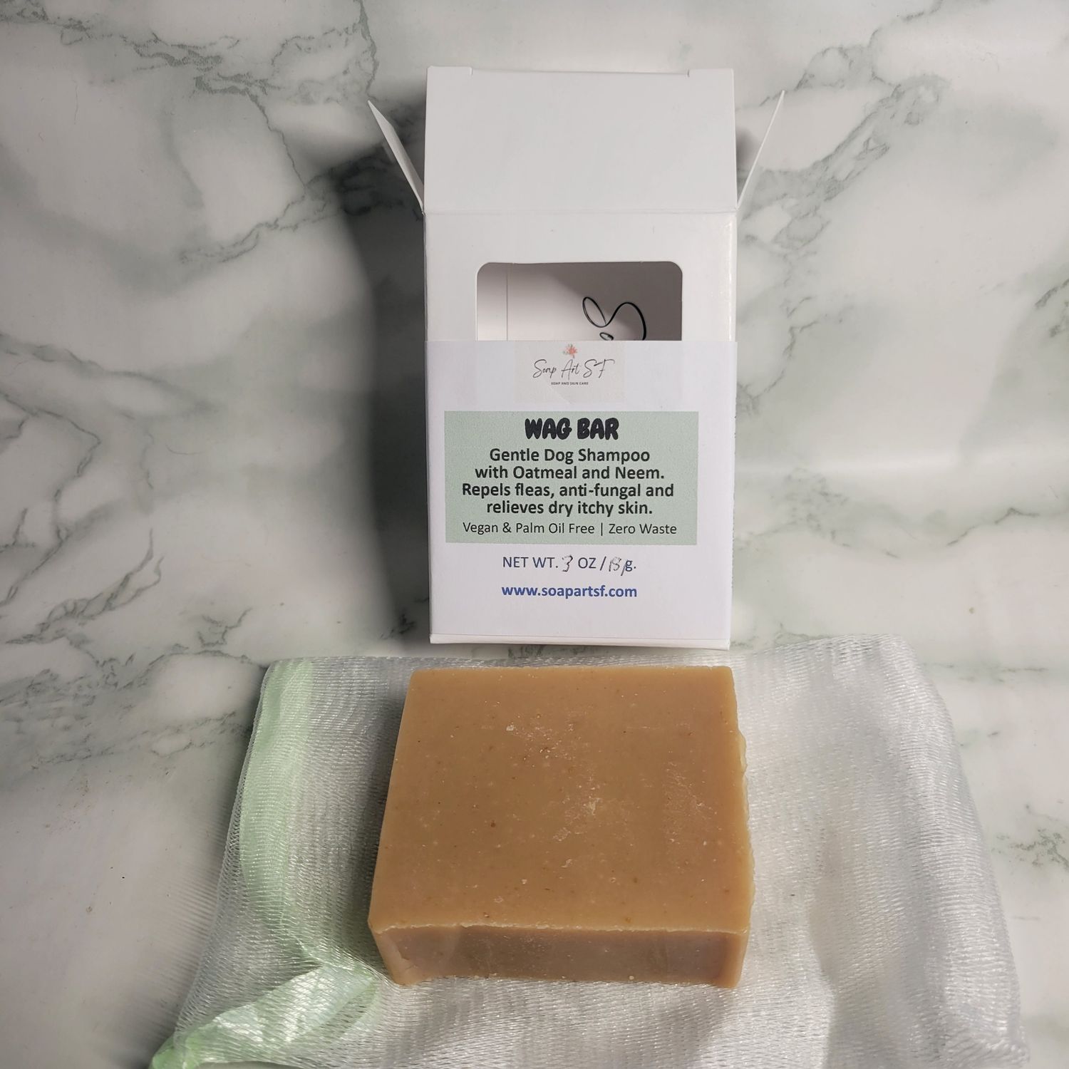 Dog Shampoo, WAG Bar - Solid shampoo bar