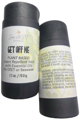 Bug Deterrent, &quot;Get Off Me&quot; Natural Body Stick (2.5 oz.)