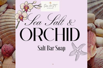 Soap, Salt Bar (&quot;Sea Salt &amp; Orchid&quot; Fragrance)