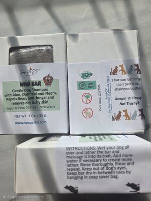 Dog Shampoo, WAG Bar - Solid shampoo bar