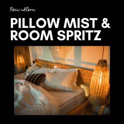 Pillow Mist / Room Spritz (2 oz. glass spray bottle)