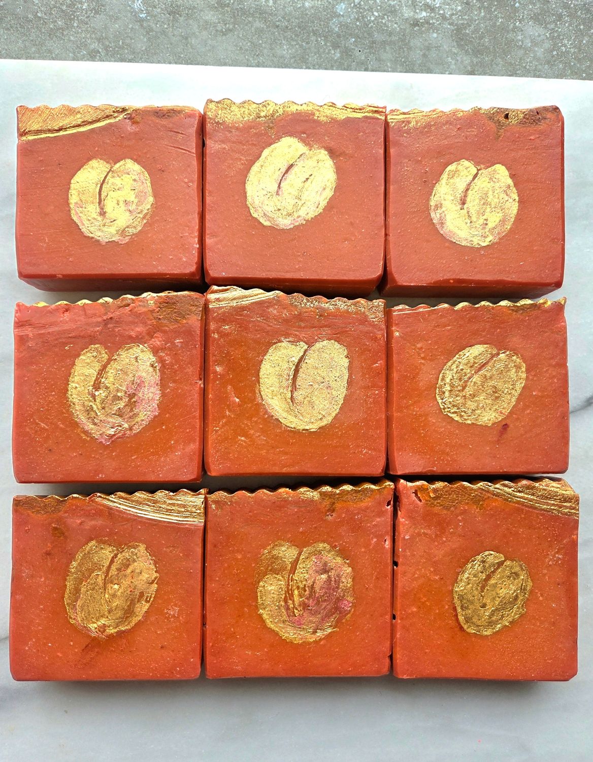 Soap, Fuzzy Peach (hand painted peach)