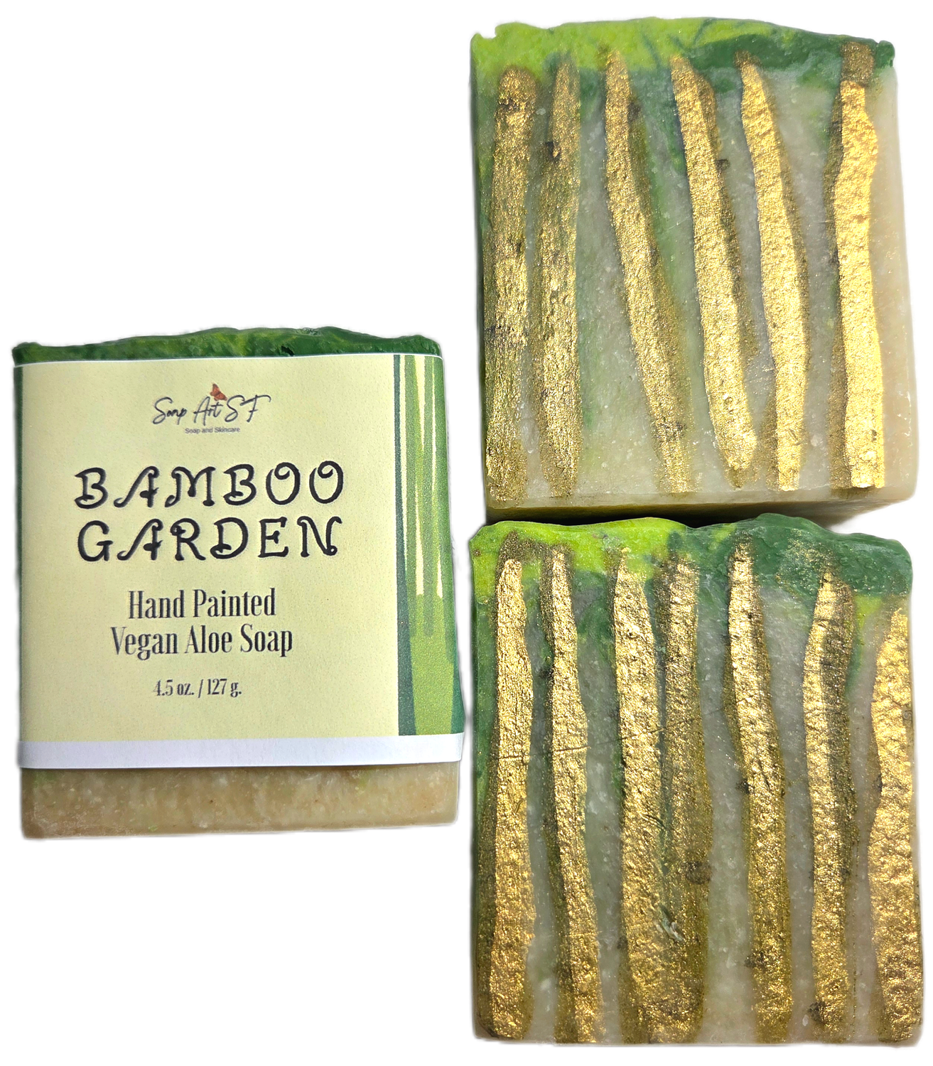 Soap, Bamboo Garden (Hand painted)