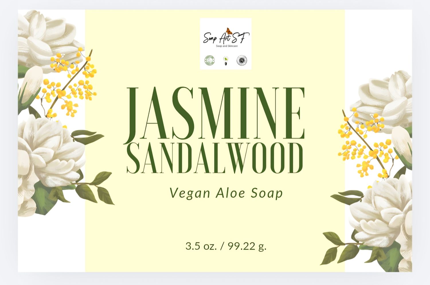 Soap, Jasmine (smaller bar)