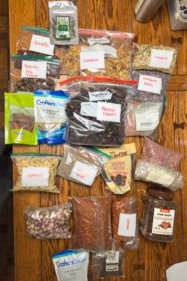 *Lot of dried flowers