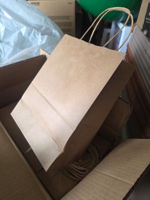 *Lot of 50 Kraft Bags (10"x8"x4")