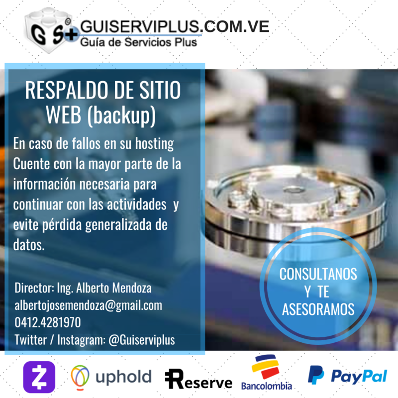 Respaldo de Sitio Web (BACKUP)