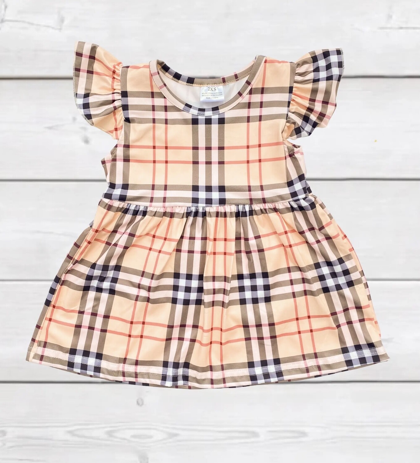 preppy ruffle dress