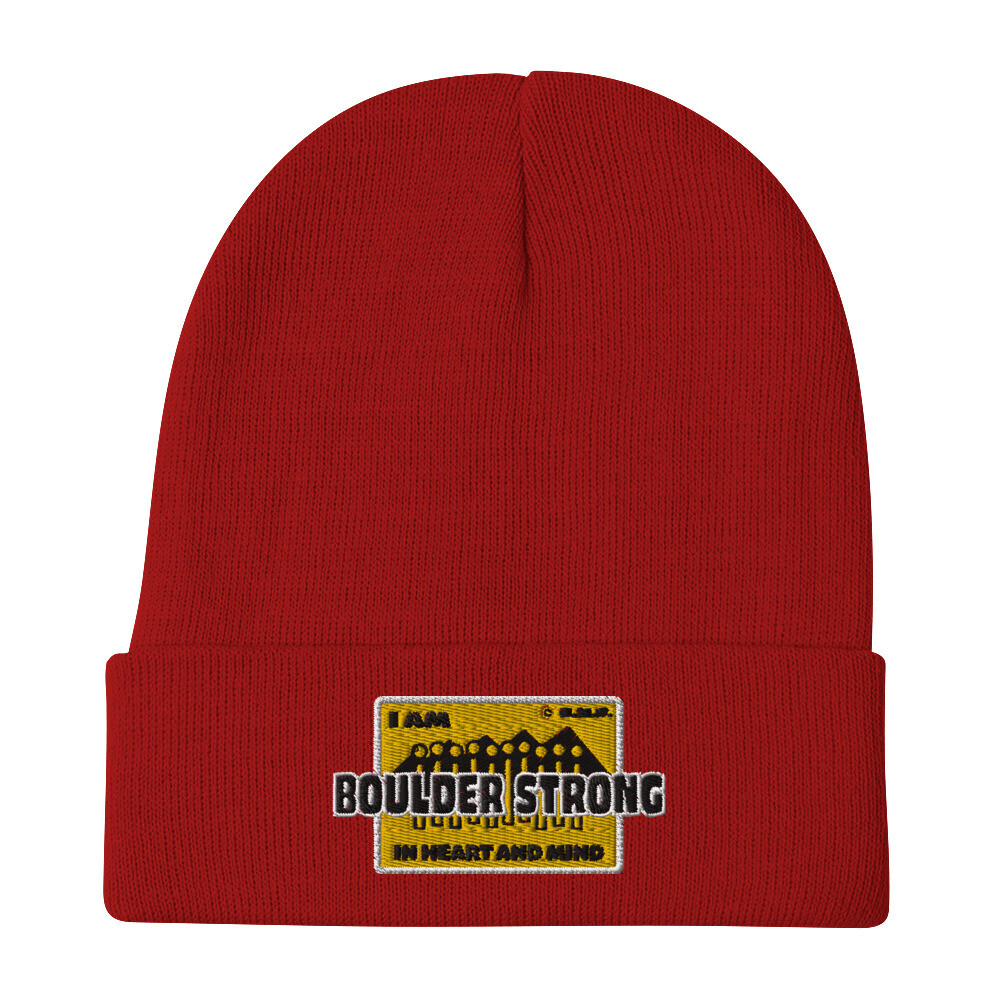 Boulder Strong-Embroidered Beanie