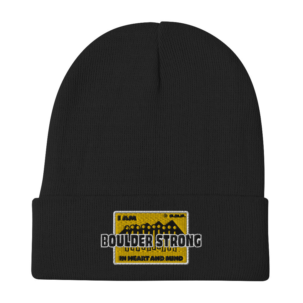 Boulder Strong-Embroidered Beanie