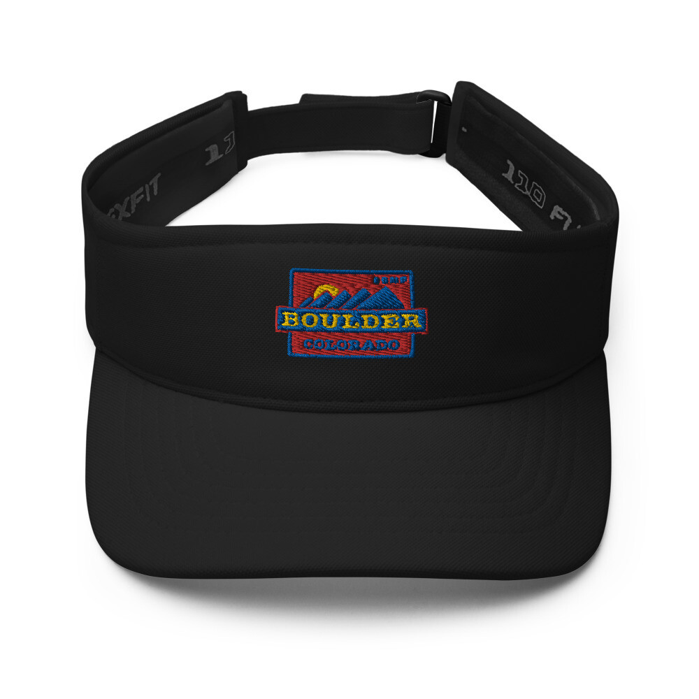 Boulder Colorado/Mountains-Visor, Color: Black