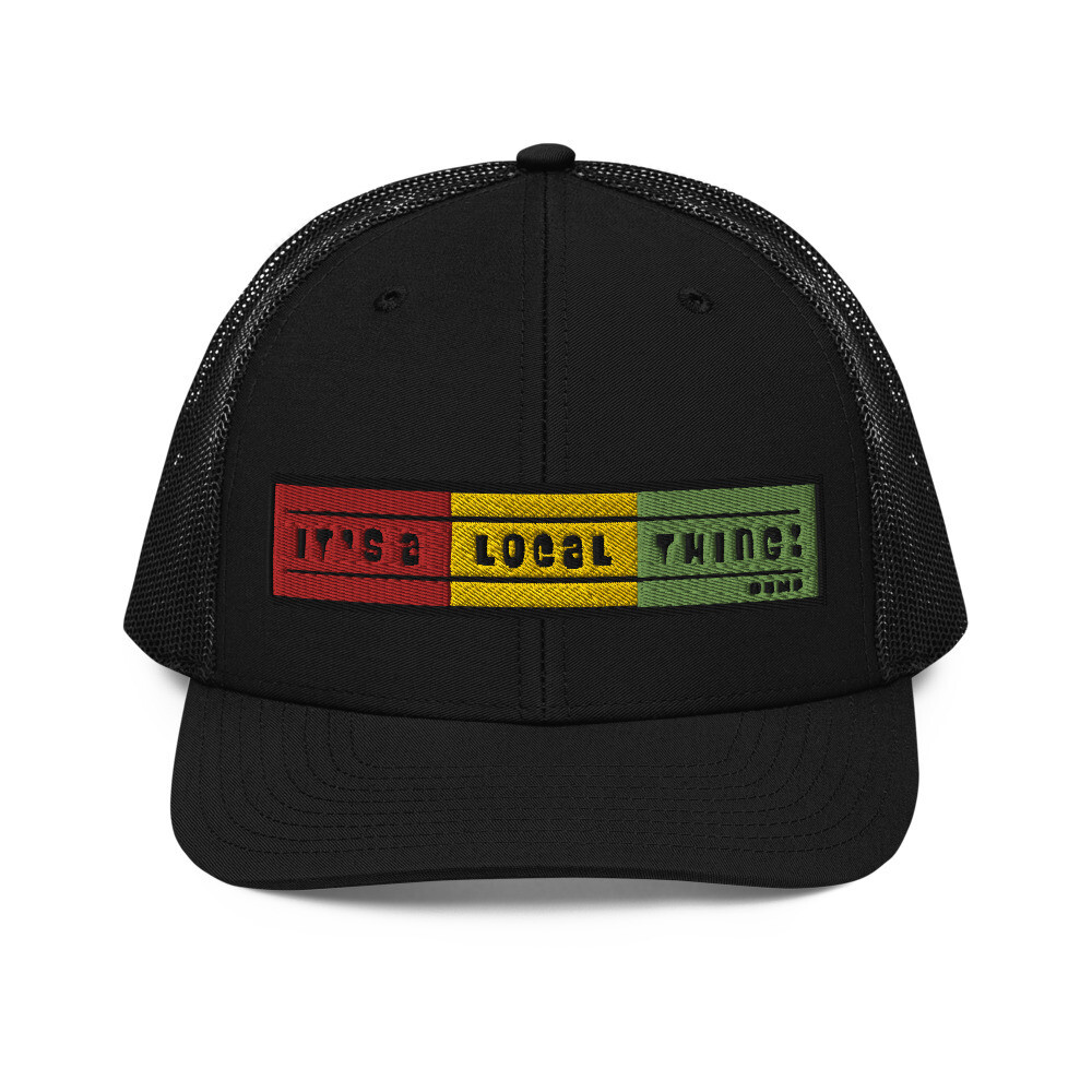 It&#39;s A Local Thing!-Trucker Cap, Color: Black