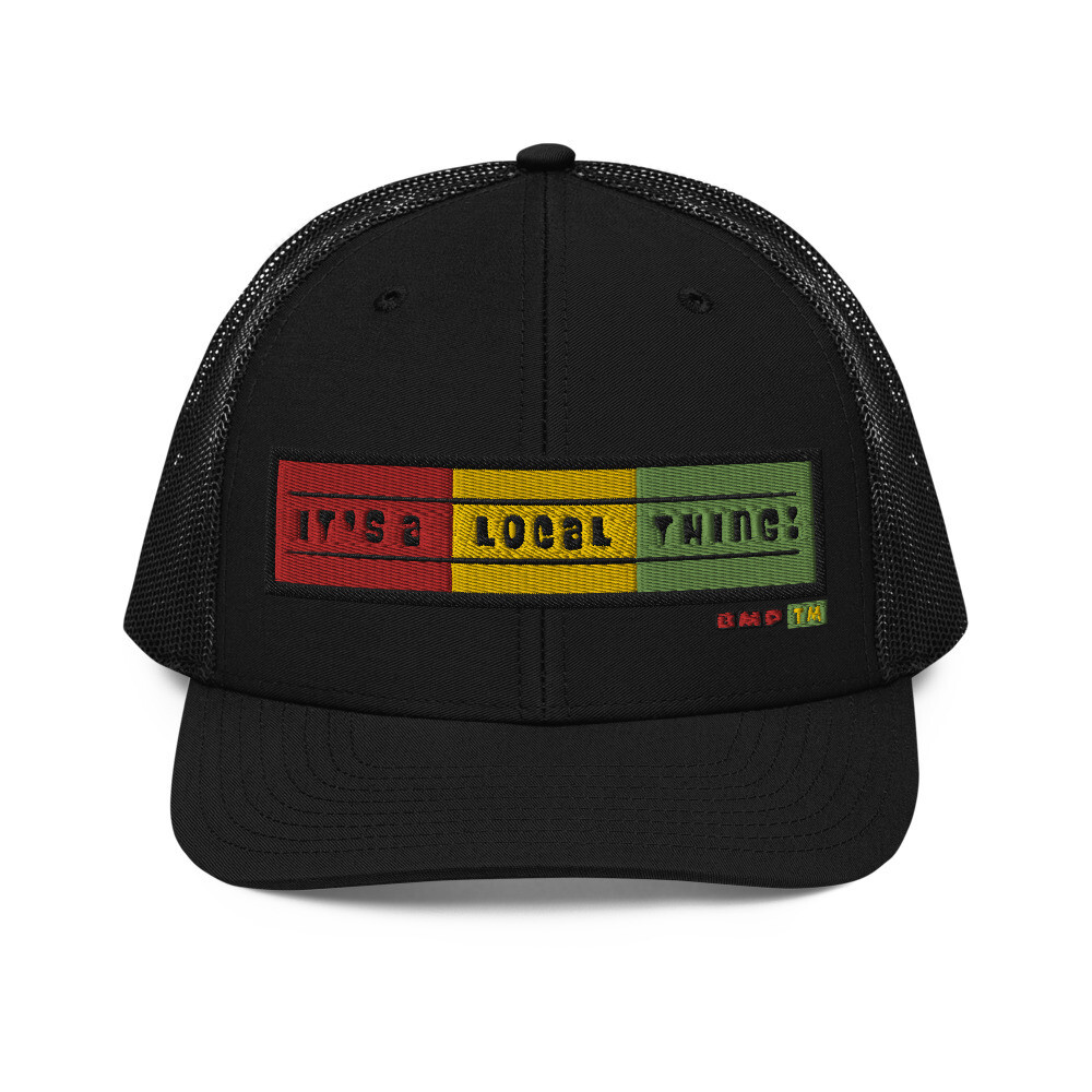 It&#39;s A Local Thing!-Trucker Cap, Color: Black