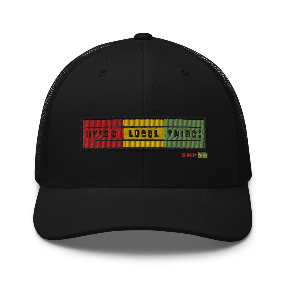 It&#39;s A Local Thing!-Trucker Cap, Color: Black