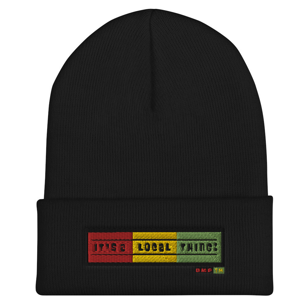 It&#39;s A Local Thing!-Cuffed Beanie, Color: Black